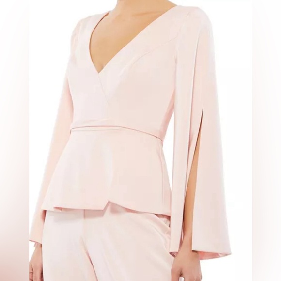 Ieena by Mac Duggal Long Sleeve Pant Suit - Picture 3 of 8